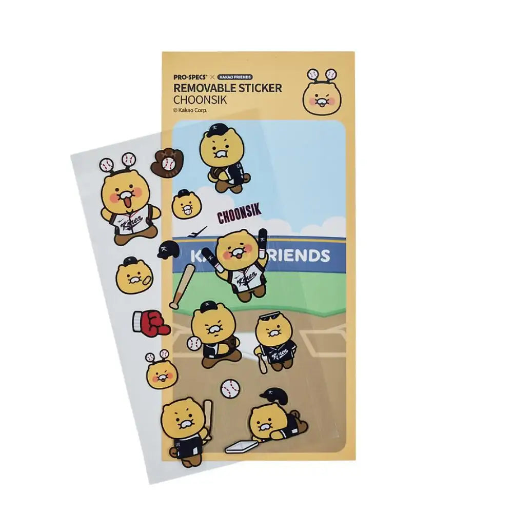 PRO-SPECS x Kakao Friends - Choonsik Baseball Sticker Pack - Kakao Friends - Sticker - Harumio