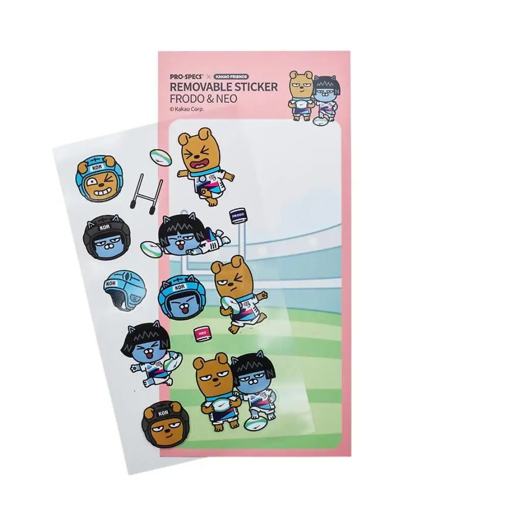 PRO-SPECS x Kakao Friends - Frodo & Neo Rugby Sticker Pack - Kakao Friends - Sticker - Harumio