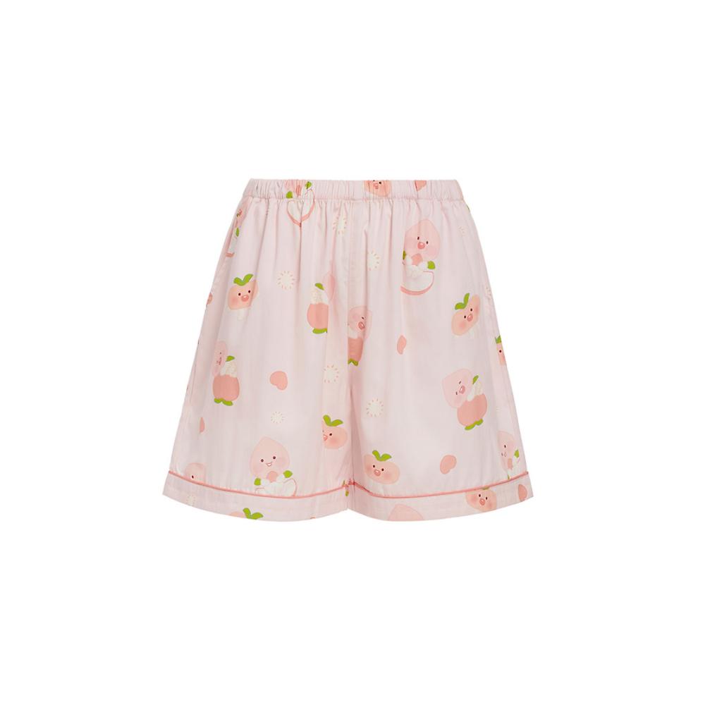 Kakao Friends - Peach Fresh Lovely Women's Pajamas (Little Apeach)