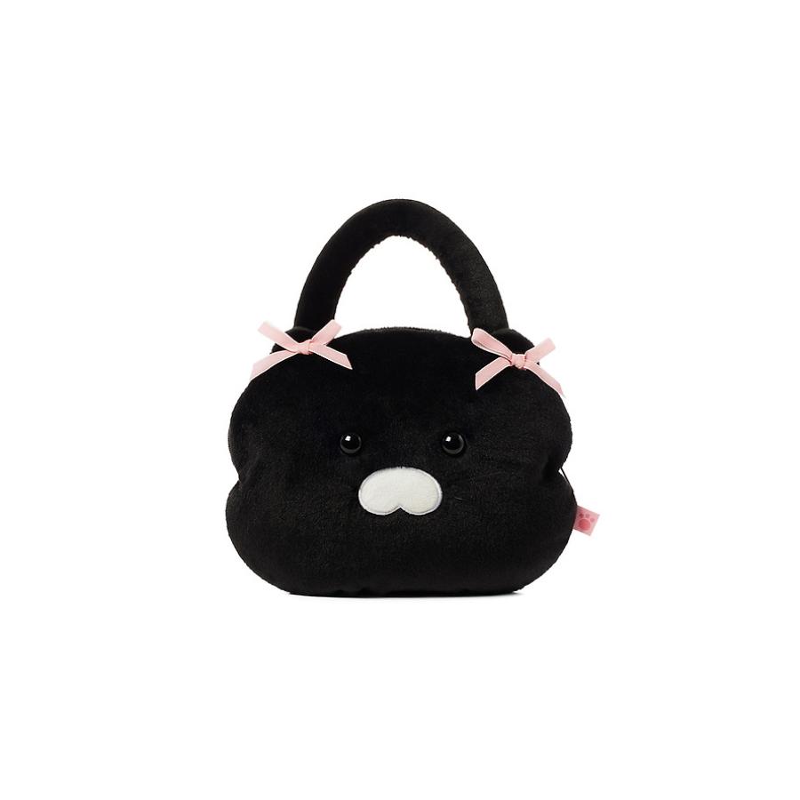 Kakao Friends - Black Choon Pouch Knee Blanket (Choonsik)