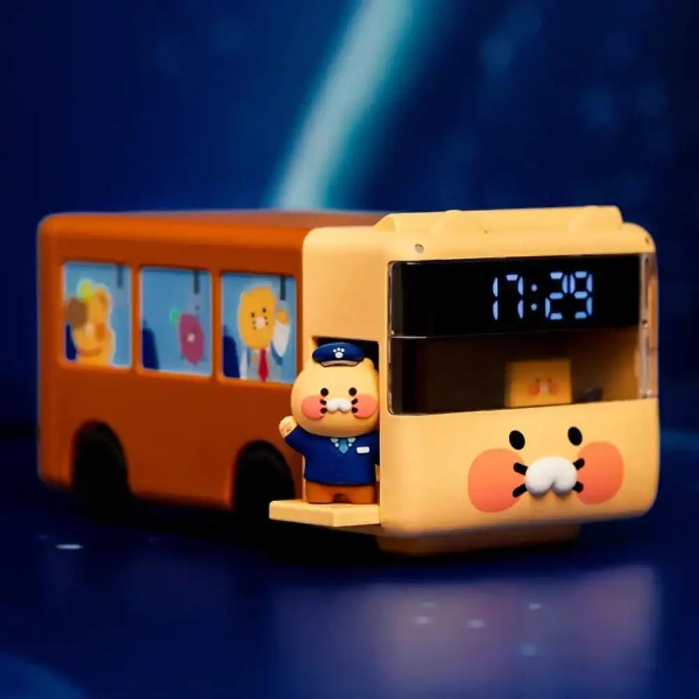 Kakao Friends - Choonsik Bus 2 in 1 Wireless Charging LED Clock - Kakao Friends - Wireless Charger - Harumio