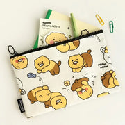 Kakao Friends - Choonsik Ordinary Pattern Flat Pouch - Kakao Friends - Pouches - Harumio