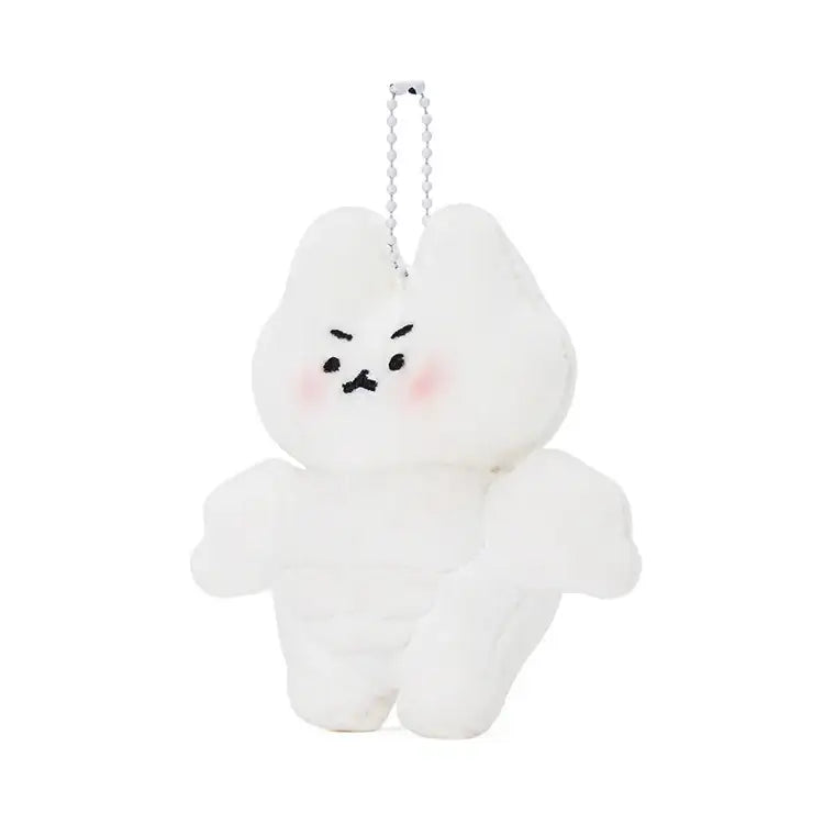 Kakao Friends - Ddoangzzi Whiteto Muscle Doll Keyring