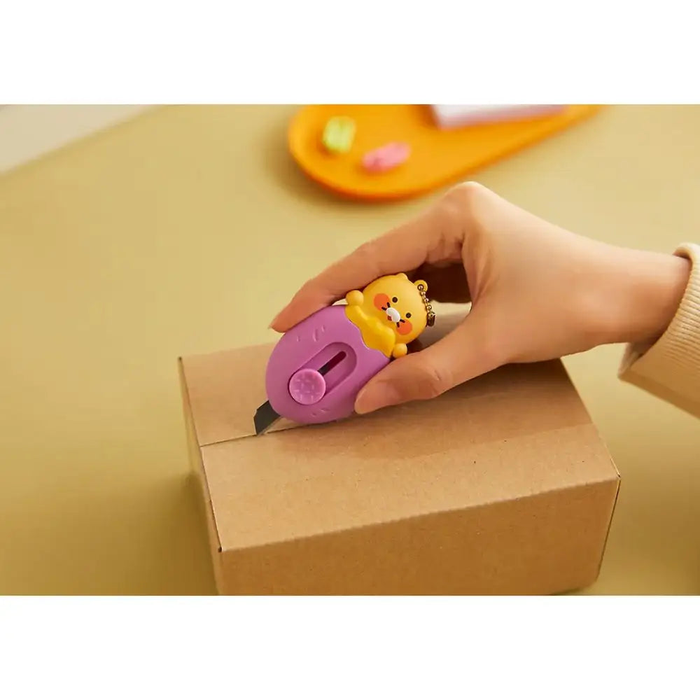 Kakao Friends - Choonsik Mini Utility Knife - Kakao Friends - Cutter Keyring - Harumio