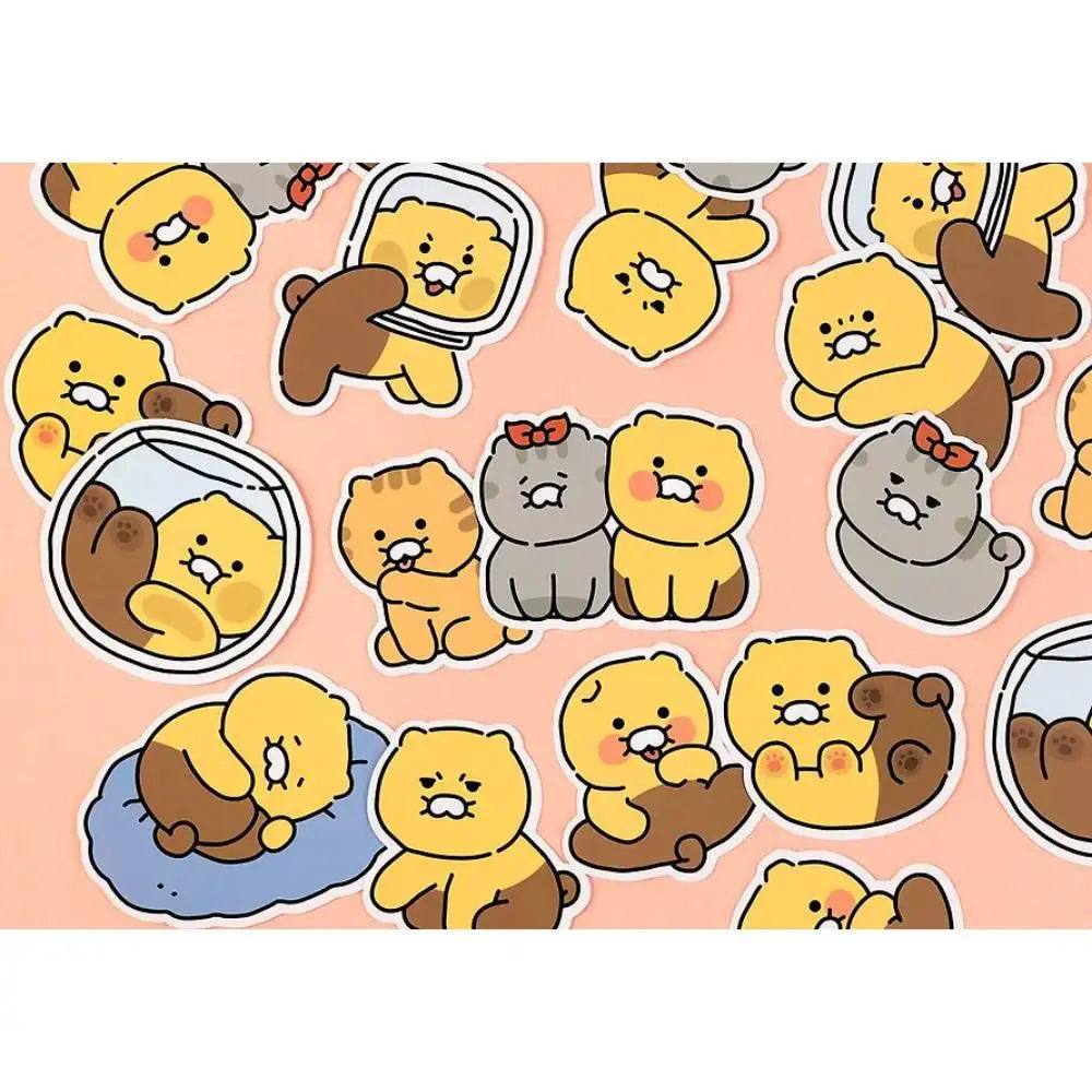 Kakao Friends - Choonsik Ordinary Big Point Removable Sticker Set - Kakao Friends - Sticker - Harumio