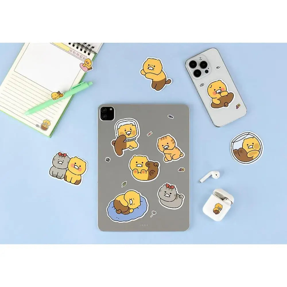 Kakao Friends - Choonsik Ordinary Big Point Removable Sticker Set - Kakao Friends - Sticker - Harumio