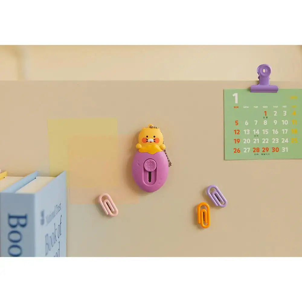 Kakao Friends - Choonsik Mini Utility Knife - Kakao Friends - Cutter Keyring - Harumio