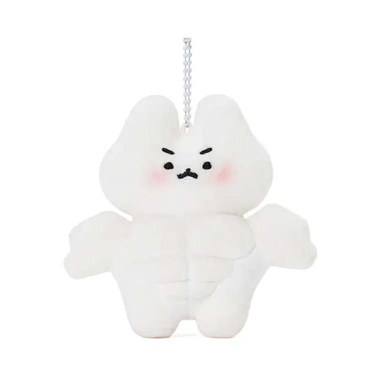 Kakao Friends - Ddoangzzi Whiteto Muscle Doll Keyring