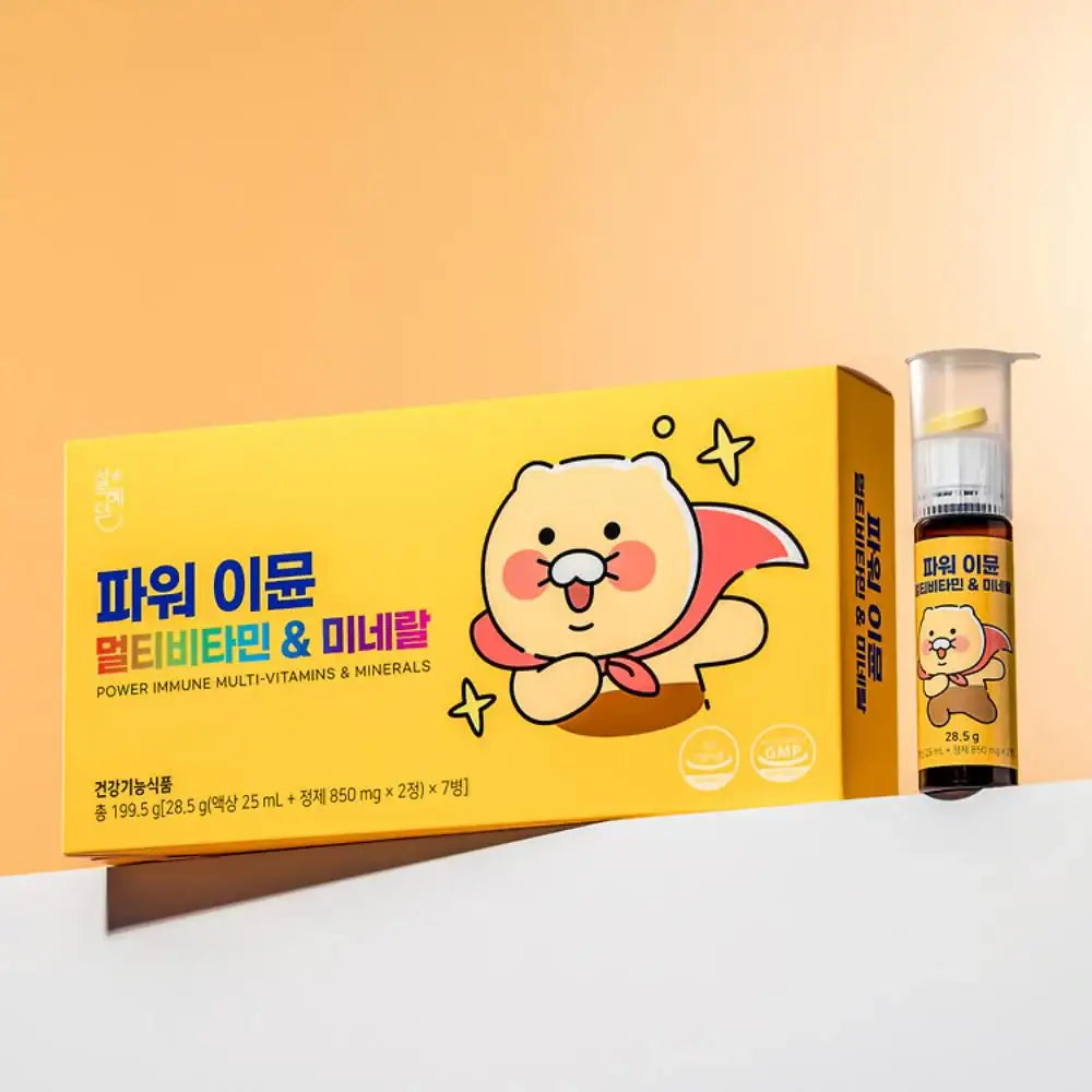 Kakao Friends - Brave Choonsik Power Immune Multi-Vitamins & Minerals - Kakao Friends - Supplements - Harumio