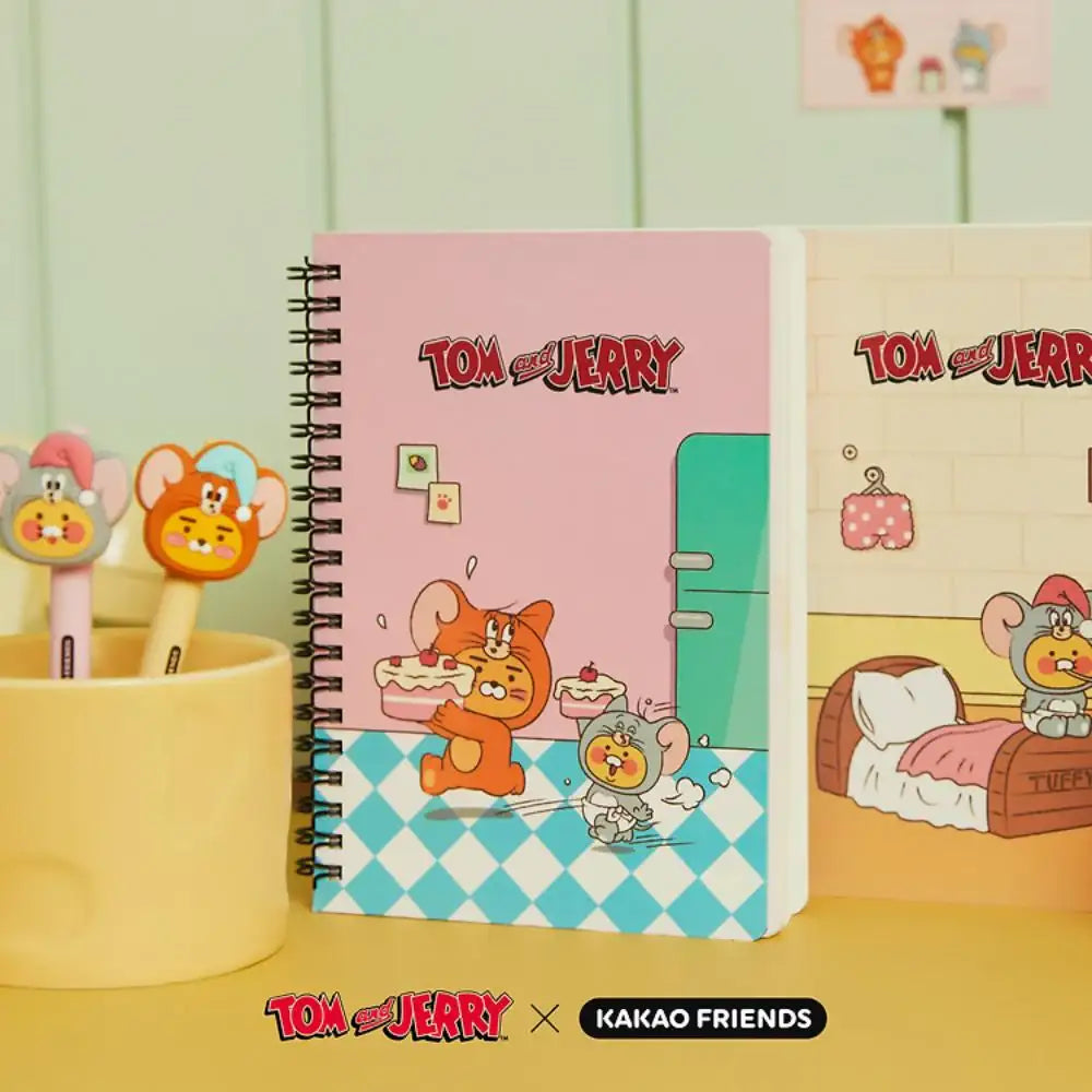 Tom and Jerry x Kakao Friends - Ryan & Choonsik Notebook - Kakao Friends - Notebook - Harumio