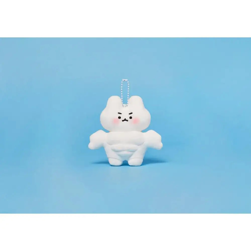 Kakao Friends - Ddoangzzi Whiteto Muscle Doll Keyring