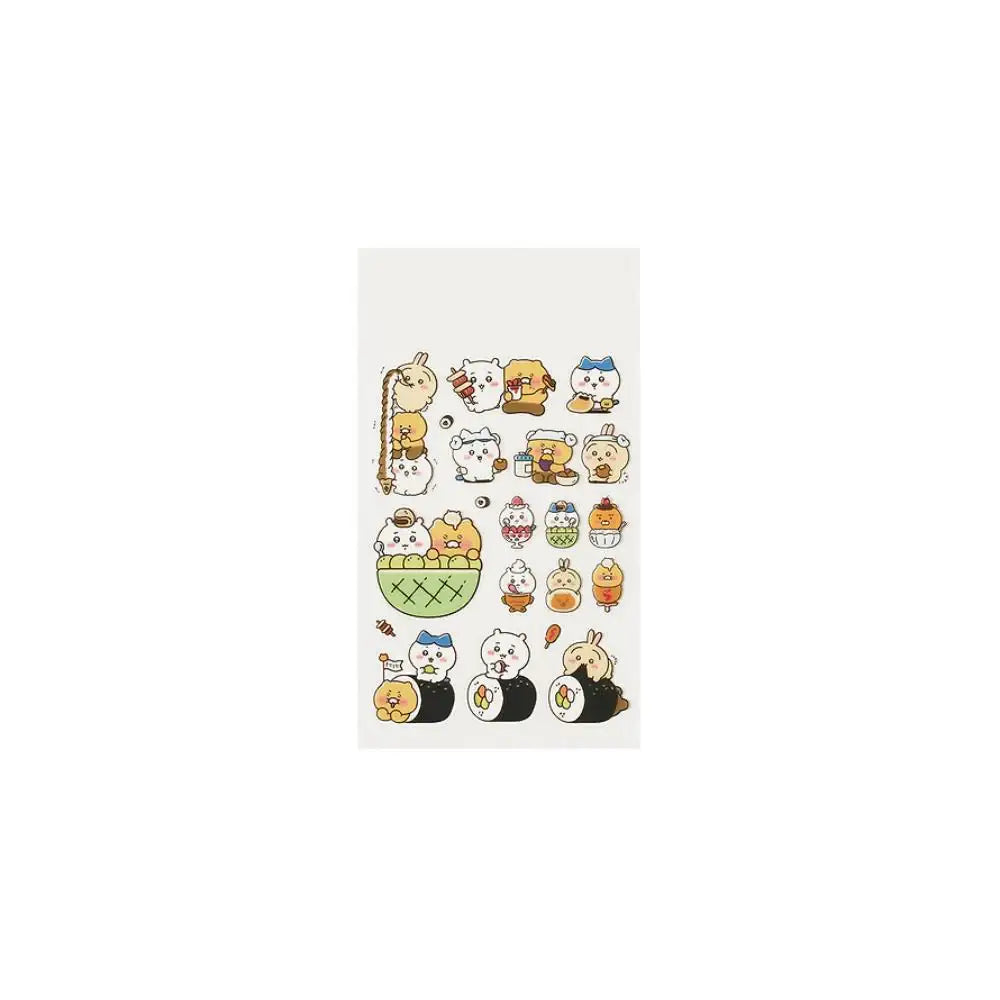 CHIIKAWA x Kakao Friends - Ryan & Choonsik Transparent Sticker - Kakao Friends - Sticker - Harumio