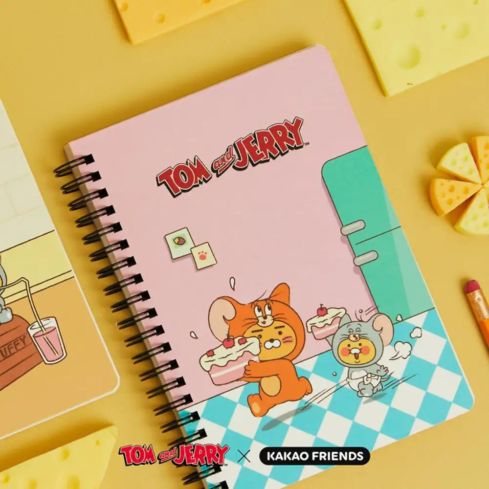 Tom and Jerry x Kakao Friends - Ryan & Choonsik Notebook - Kakao Friends - Notebook - Harumio