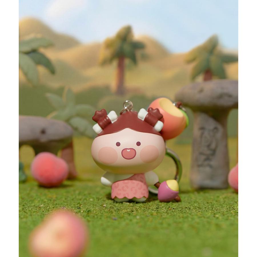 Kakao Friends - WOOGA CHOON Figure Keyring (Apeach)