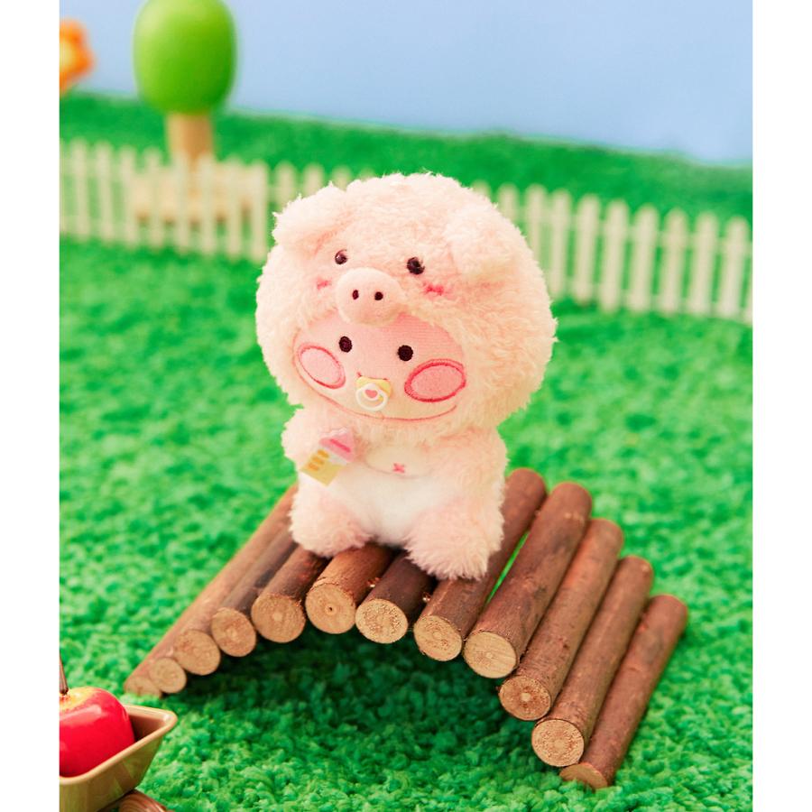 Kakao Friends - FRIENDZOO Pig Doll Keyring (Little Apeach)