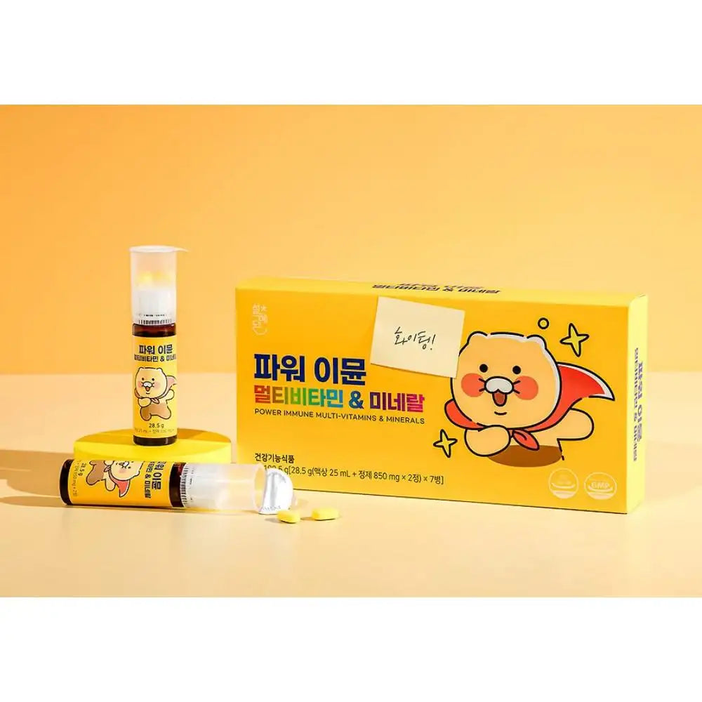 Kakao Friends - Brave Choonsik Power Immune Multi-Vitamins & Minerals - Kakao Friends - Supplements - Harumio
