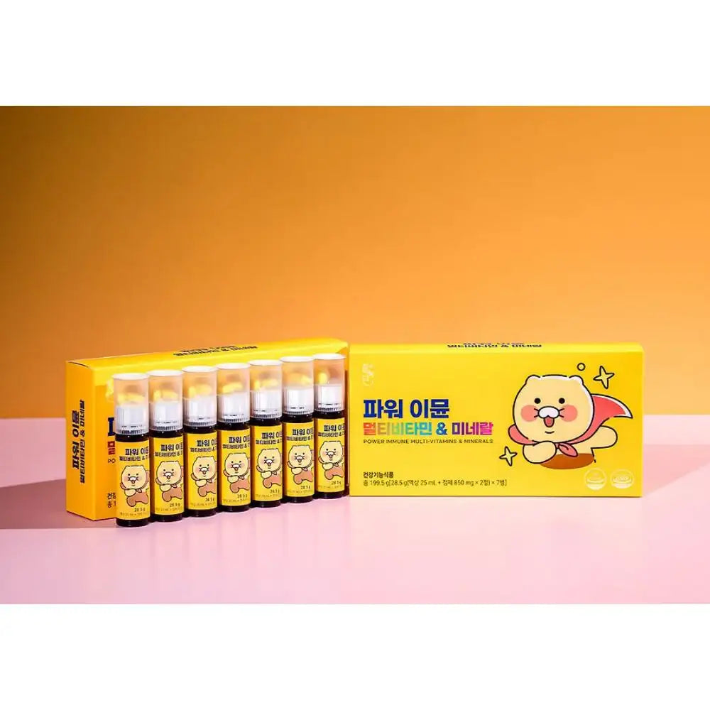 Kakao Friends - Brave Choonsik Power Immune Multi-Vitamins & Minerals - Kakao Friends - Supplements - Harumio
