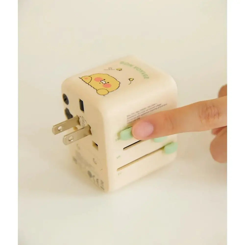 Kakao Friends - Choonsik Travel Multi-Adapter - Kakao Friends - multi adaptor - Harumio