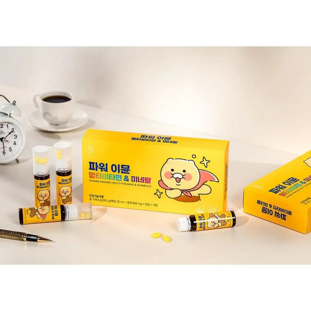 Kakao Friends - Brave Choonsik Power Immune Multi-Vitamins & Minerals - Kakao Friends - Supplements - Harumio