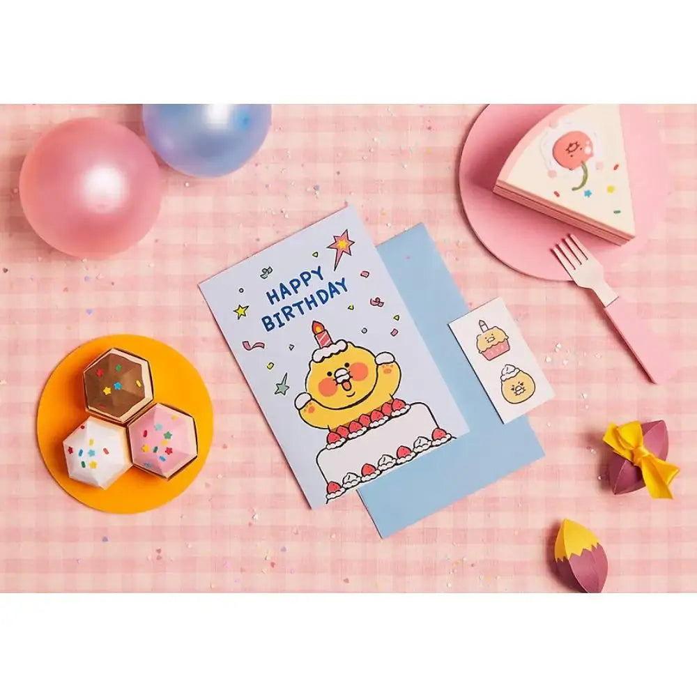 Kakao Friends - Choonsik Birthday Party Pop-up Card - Kakao Friends - Card - Harumio