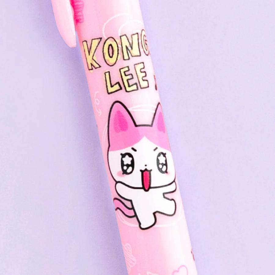 Kakao Friends - GOLGOLZ 3-Color Ballpoint Pen (Kong Lee) - Kakao Friends - Ballpoint Pen - Harumio
