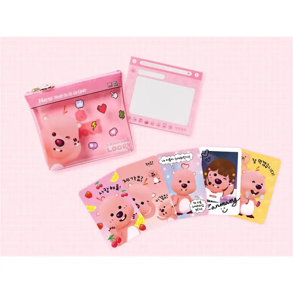 Kakao Friends x Zanmang Loopy - PVC Pouch & Note Set - Kakao Friends - Note set - Harumio