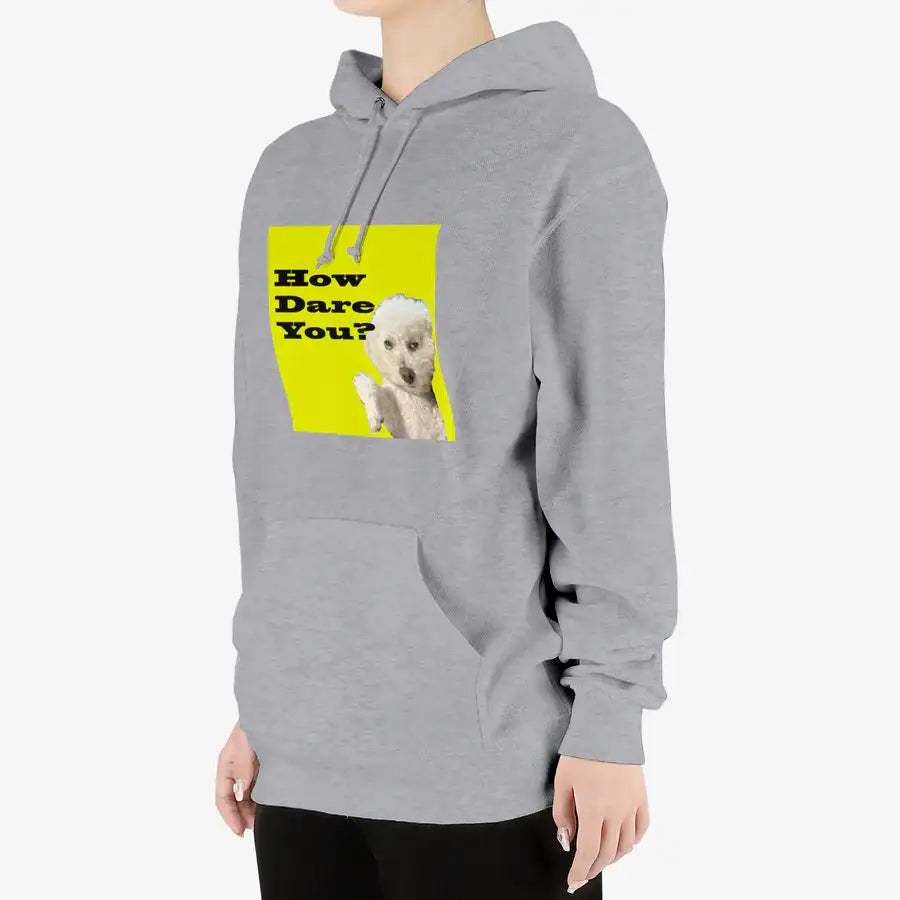 Useless Precious - How Dare You Hooded Sweatshirt - Marpple Shop - Hooded sweatshirt - Harumio