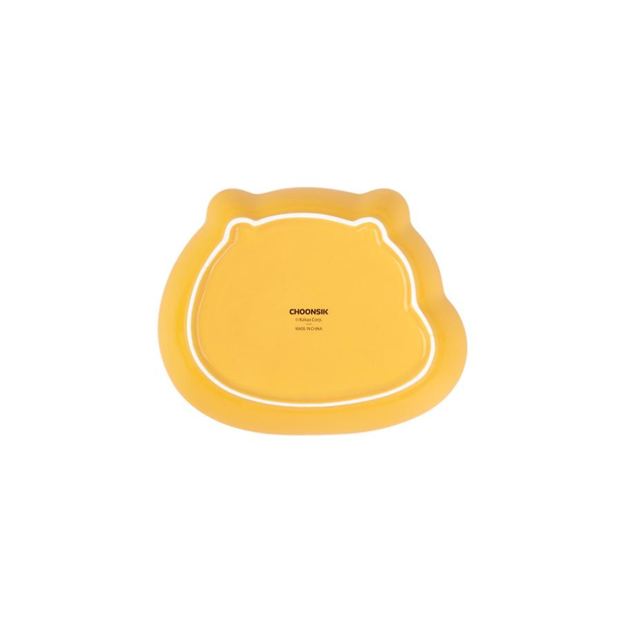 Kakao Friends - Choonsik Face & Paw Print Plate Set