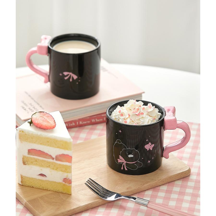 Kakao Friends - Black Choon Spring Ribbon Mug