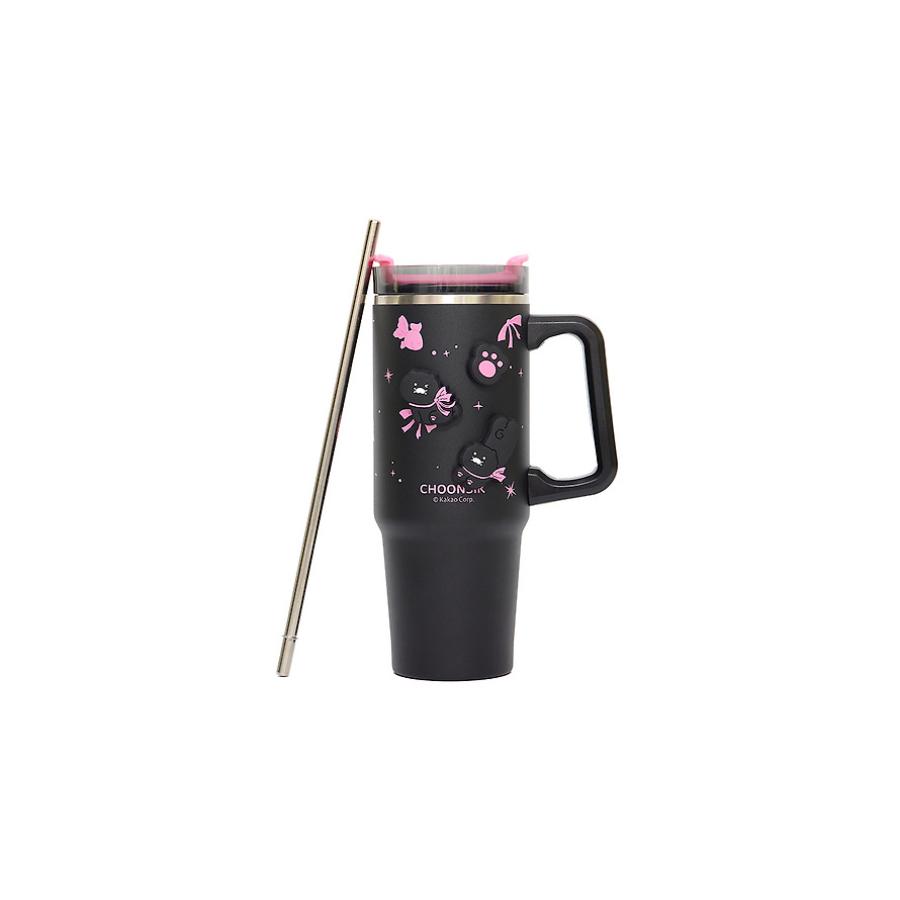 Kakao Friends - Black Choon Magnet Deco Tumbler