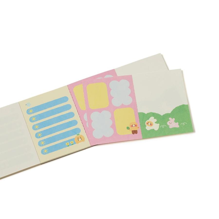 Kakao Friends - Friends Green Life Choonsik 3-Tier Memo Pad (Horizontal)