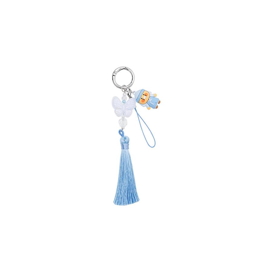 Kakao Friends - Choonsik Hanbok Blue Figure Tassel Strap
