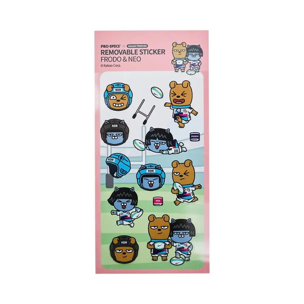 PRO-SPECS x Kakao Friends - Frodo & Neo Rugby Sticker Pack - Kakao Friends - Sticker - Harumio