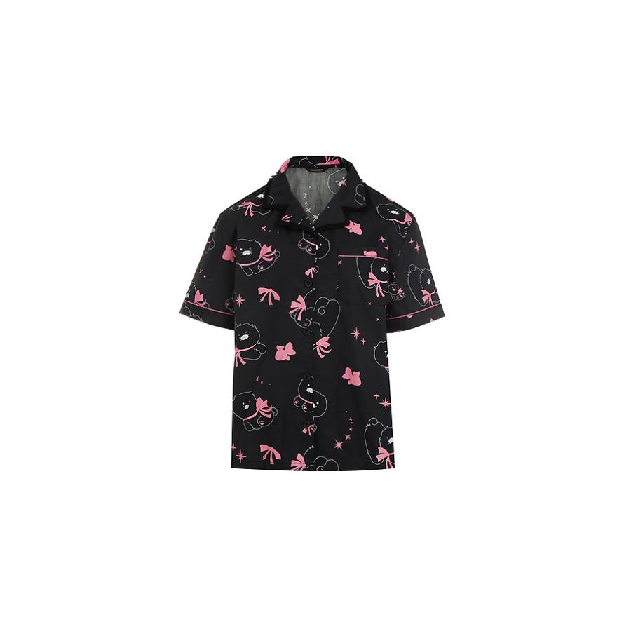 Kakao Friends - Black Choon Lovely Women's Pajamas (Choonsik)