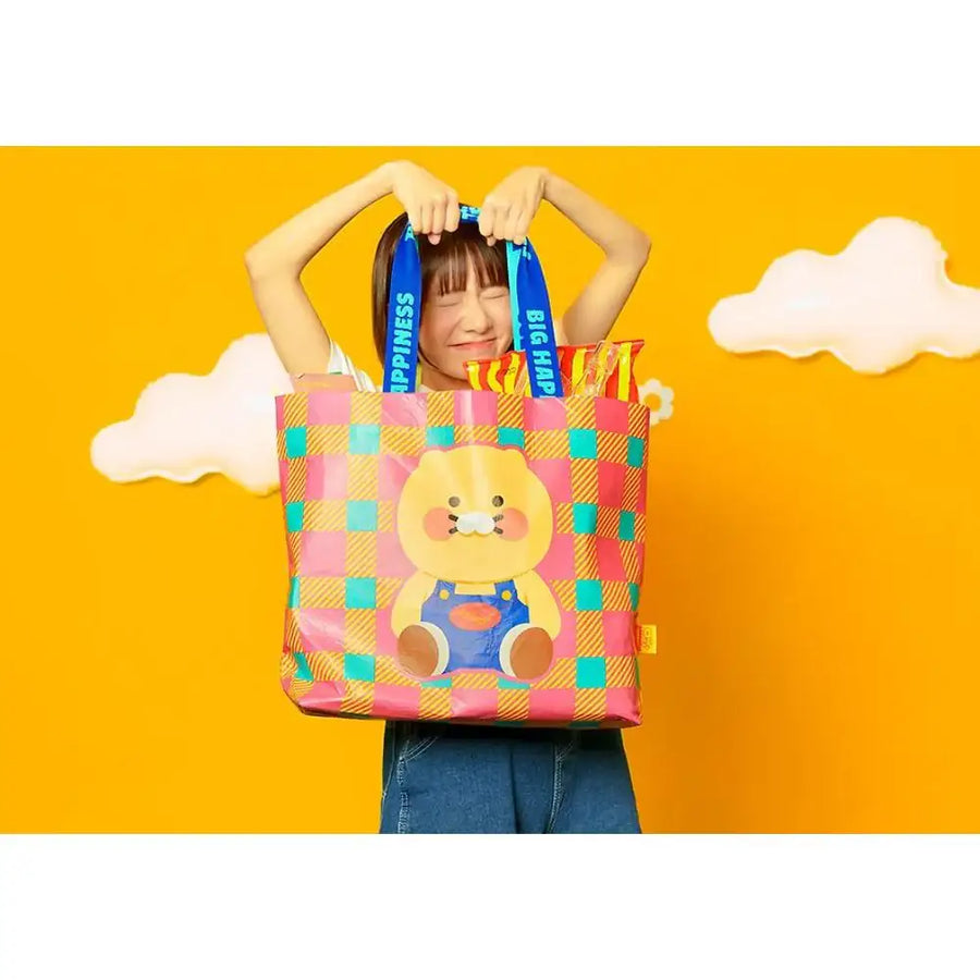 Kakao Friends x Wiggle Wiggle - Choonsik Big Happiness Shopping Bag - Kakao Friends - Home & Living, Accessories - Harumio