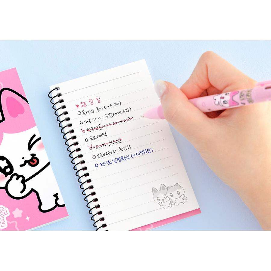 Kakao Friends - GOLGOLZ 3-Color Ballpoint Pen (Kong Lee) - Kakao Friends - Ballpoint Pen - Harumio