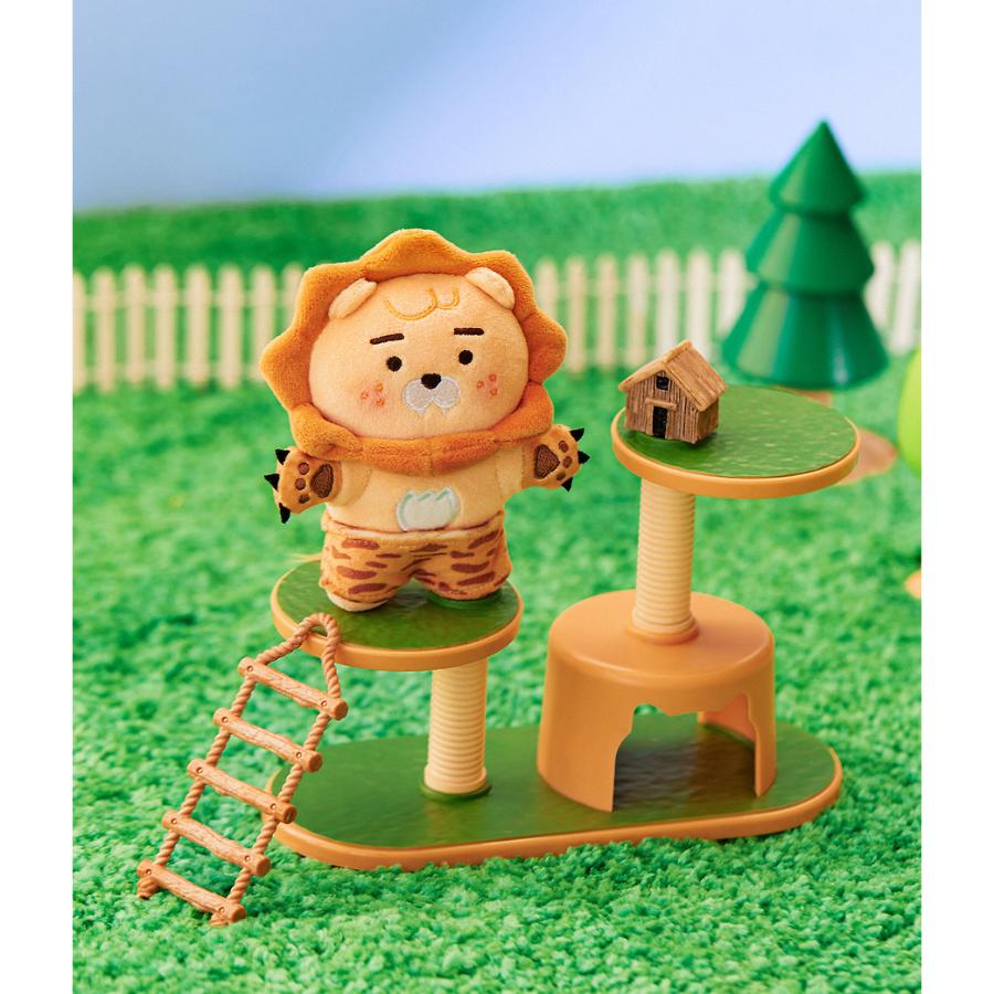 Kakao Friends - FRIENDZOO Lion Doll Keyring (Little Ryan)
