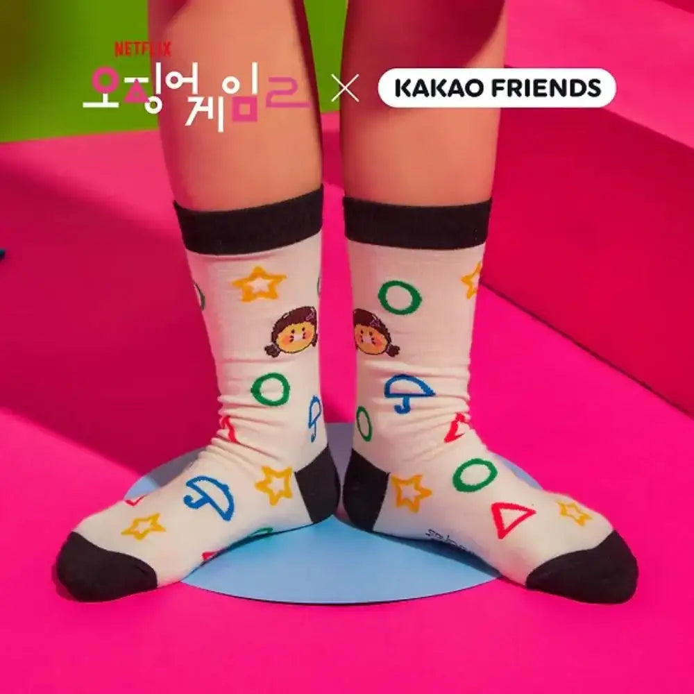 Netflix Squid Game 2 x Kakao Friends - Choonsik Socks - Kakao Friends - Socks - Harumio