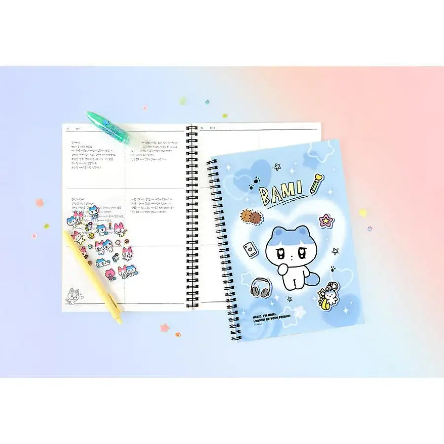 Kakao Friends - GOLGOLZ 6-Part Spring Notebook (Bami) - Kakao Friends - Notebook - Harumio