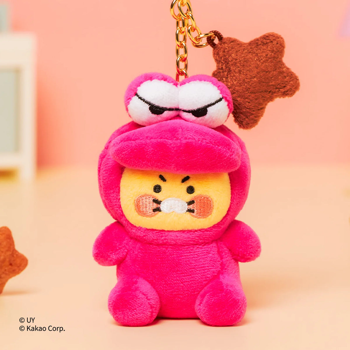 Kakao Friends x Crayon Shinchan - Chunsik Shiro Reel Doll Keyring