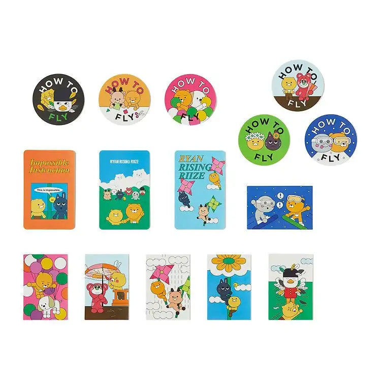 RIIZE x Kakao Friends - Tin Case Sticker Set - Kakao Friends - Sticker - Harumio