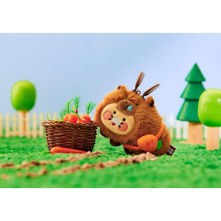 Kakao Friends - FRIENDZOO Capybara Doll Keyring (Choonsik)