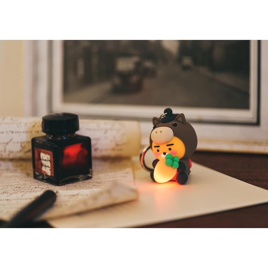 Kakao Friends - Lucky Pony Day LED Figure Keyring (Ryan)