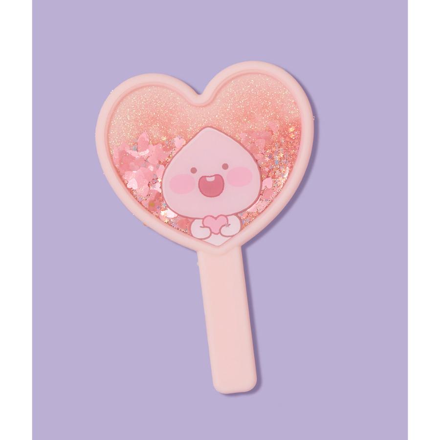 Kakao Friends - Lovely Apeach Glitter Hand Mirror