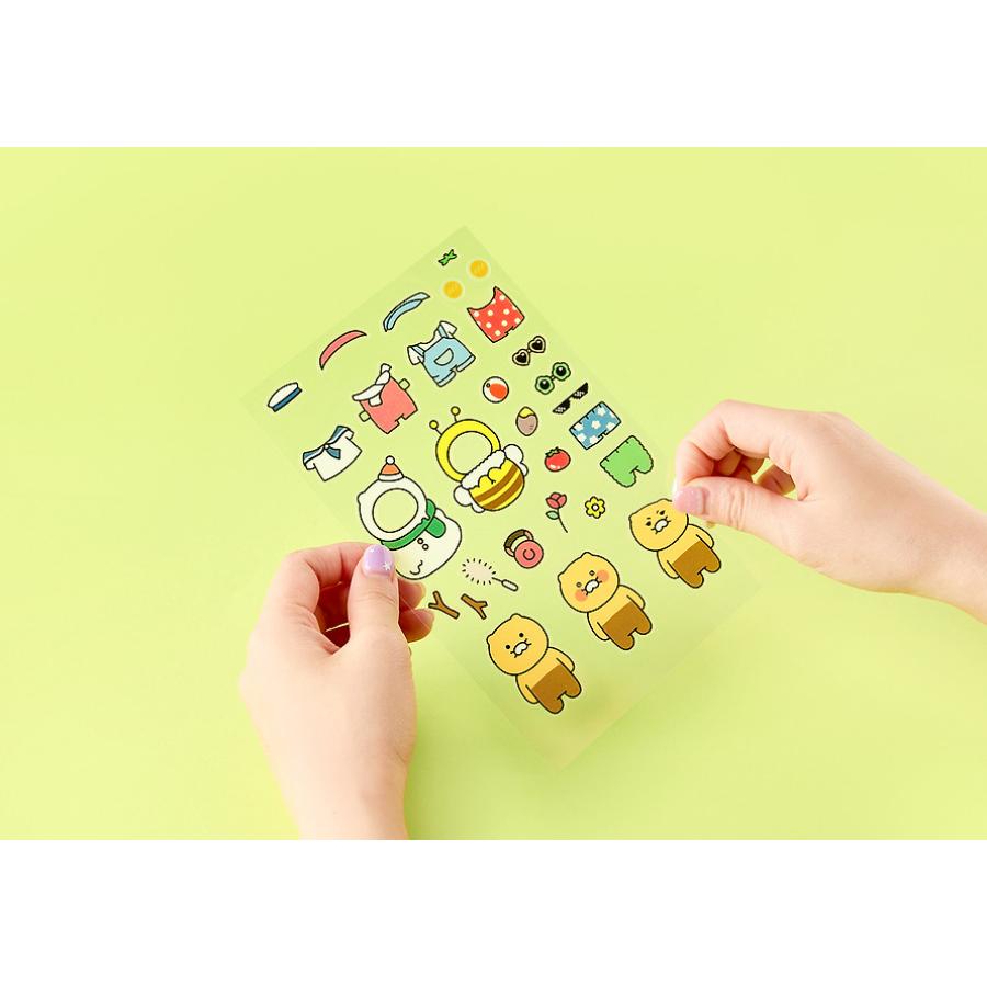 Kakao Friends - Choonsik Dress Up! Deco Sticker
