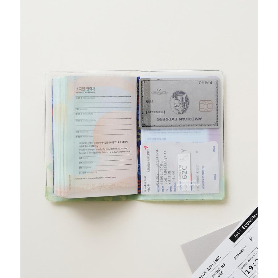 Kakao Friends - Four-leaf Clover Little Apeach Passport Case