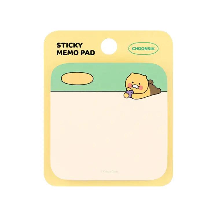 Kakao Friends - Choonsik Sticky Memopad - Kakao Friends - Home & Living, Accessories - Harumio
