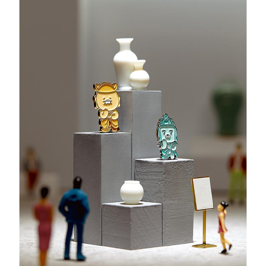 MU:DS x Kakao Friends - Pensive Bodhisattva Badge 2-P Set (Ryan & Choonsik)