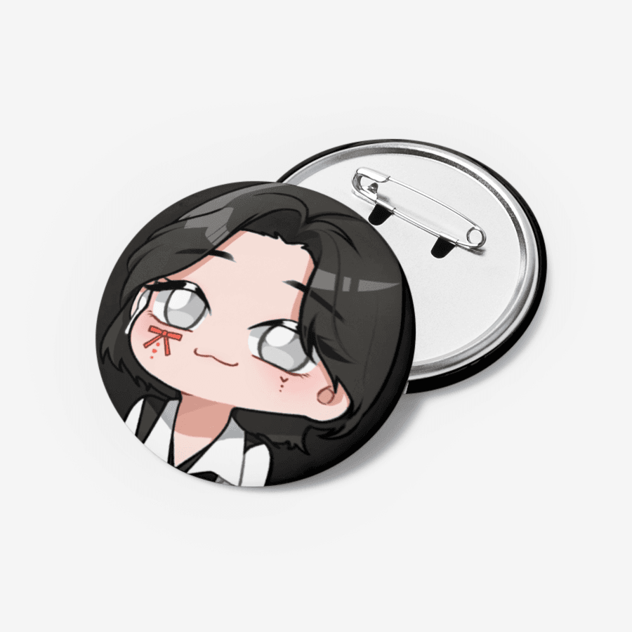 Arctic Fox - Rabbit Se Yeon Pin Button - Marpple Shop - Pin Button - Harumio