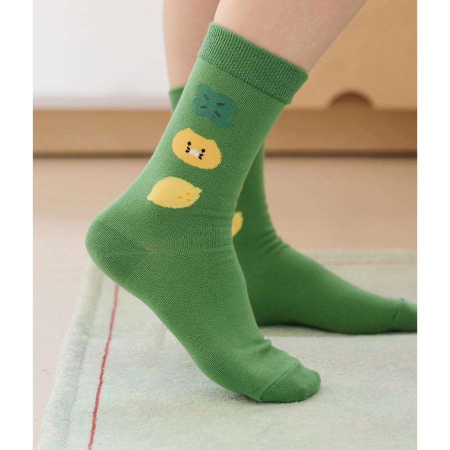 Kakao Friends - Lucky Day Green Socks (Choonsik)